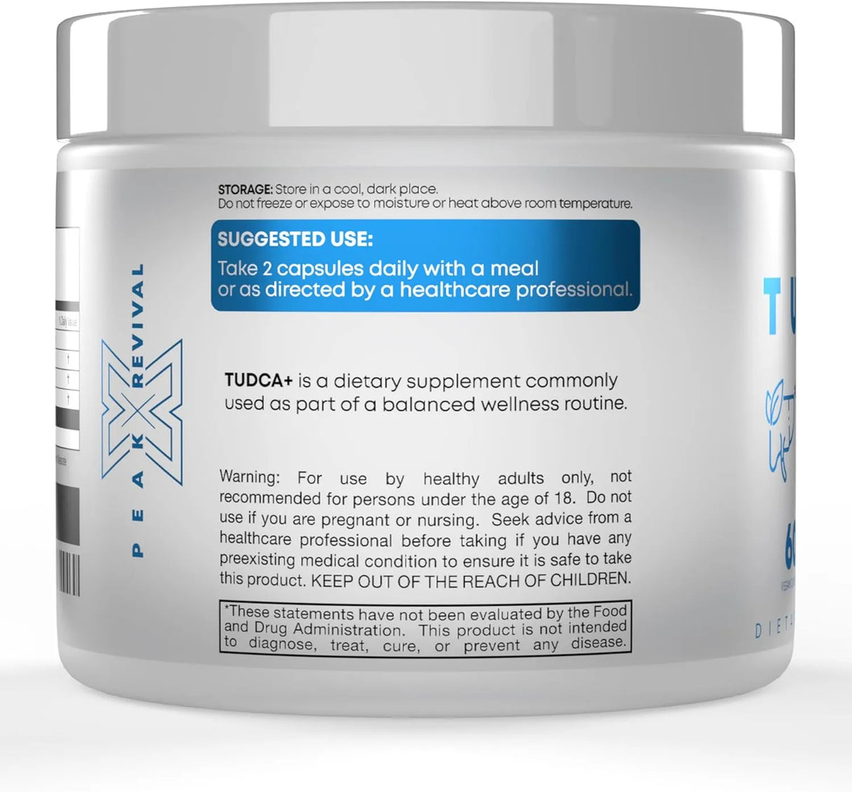 PEAK REVIVAL-X - Peak Revival-X TUDCA+ 1000Mg. 60 Capsulas - The Red Vitamin MX - Suplementos Alimenticios - {{ shop.shopifyCountryName }}