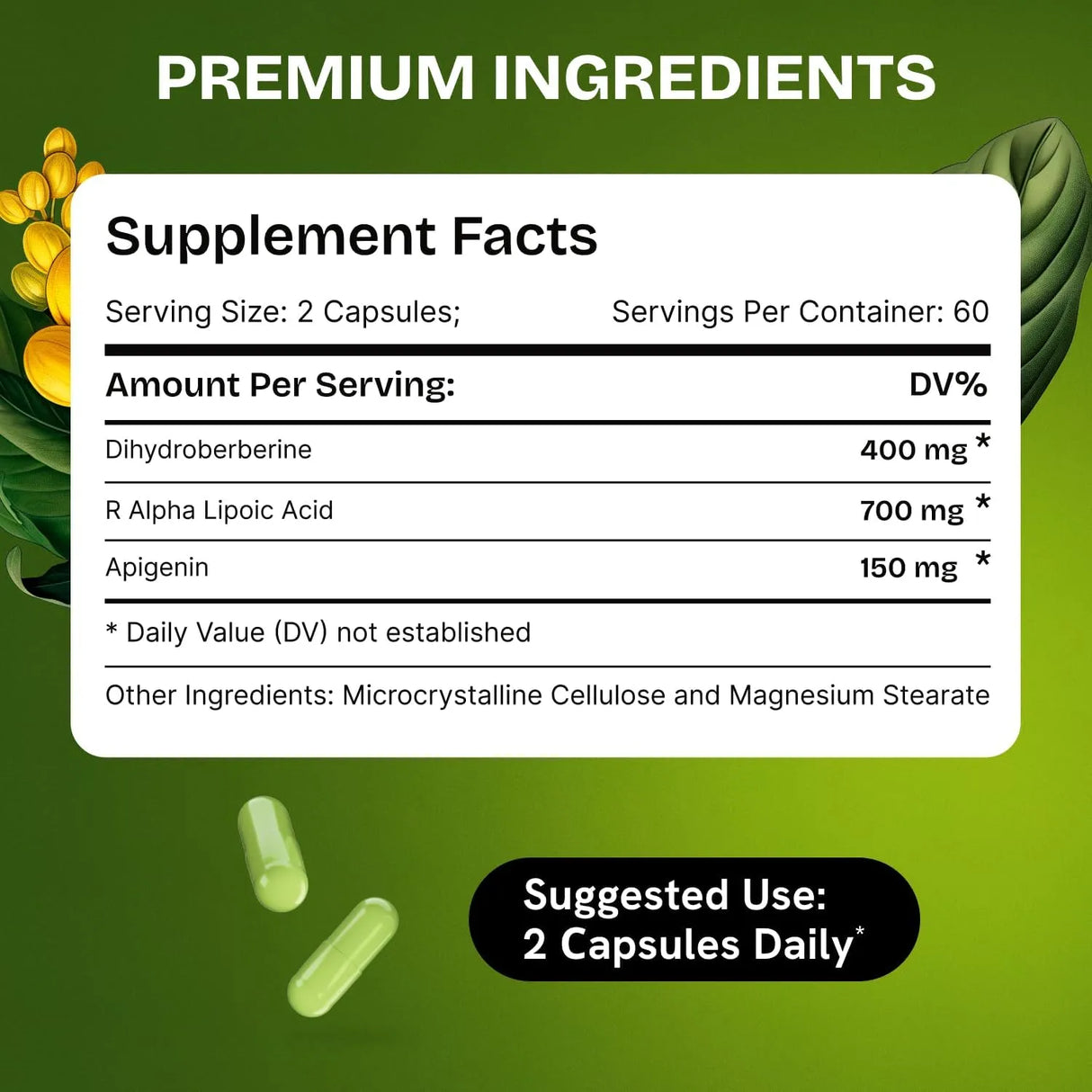 HEALMEAL - HealMeal Dihydroberberine 1,250Mg. 120 Capsulas - The Red Vitamin MX - Suplementos Alimenticios - {{ shop.shopifyCountryName }}