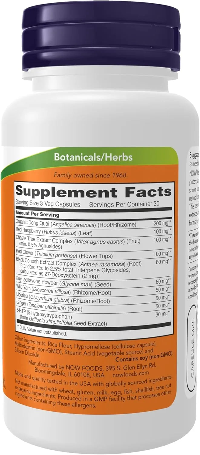 NOW SUPPLEMENTS - NOW Foods Supplements Menopause Support 90 Capsulas - The Red Vitamin MX - Suplementos Alimenticios - {{ shop.shopifyCountryName }}