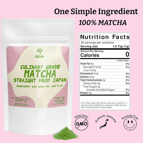 HOLY MATCHA - Holy Matcha Ceremonial Green Tea Powder 100Gr. - The Red Vitamin MX - Suplementos Alimenticios - {{ shop.shopifyCountryName }}