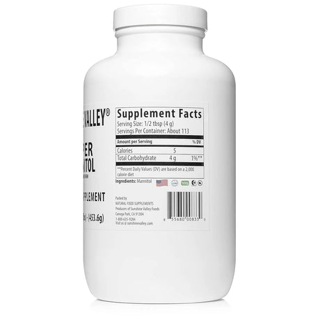 SUNSHINE VALLEY - Sunshine Valley Super Mannitol Powder 453Gr. - The Red Vitamin MX - Suplementos Alimenticios - {{ shop.shopifyCountryName }}