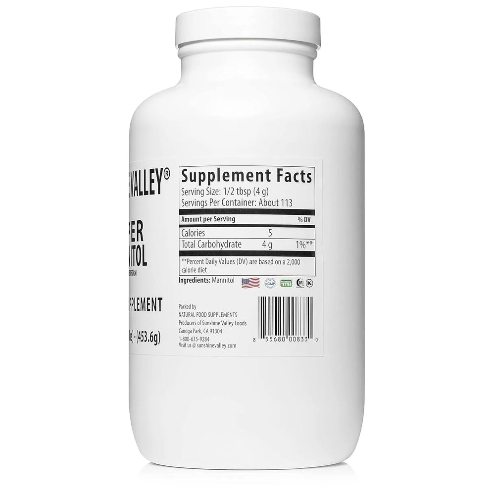 SUNSHINE VALLEY - Sunshine Valley Super Mannitol Powder 453Gr. - The Red Vitamin MX - Suplementos Alimenticios - {{ shop.shopifyCountryName }}