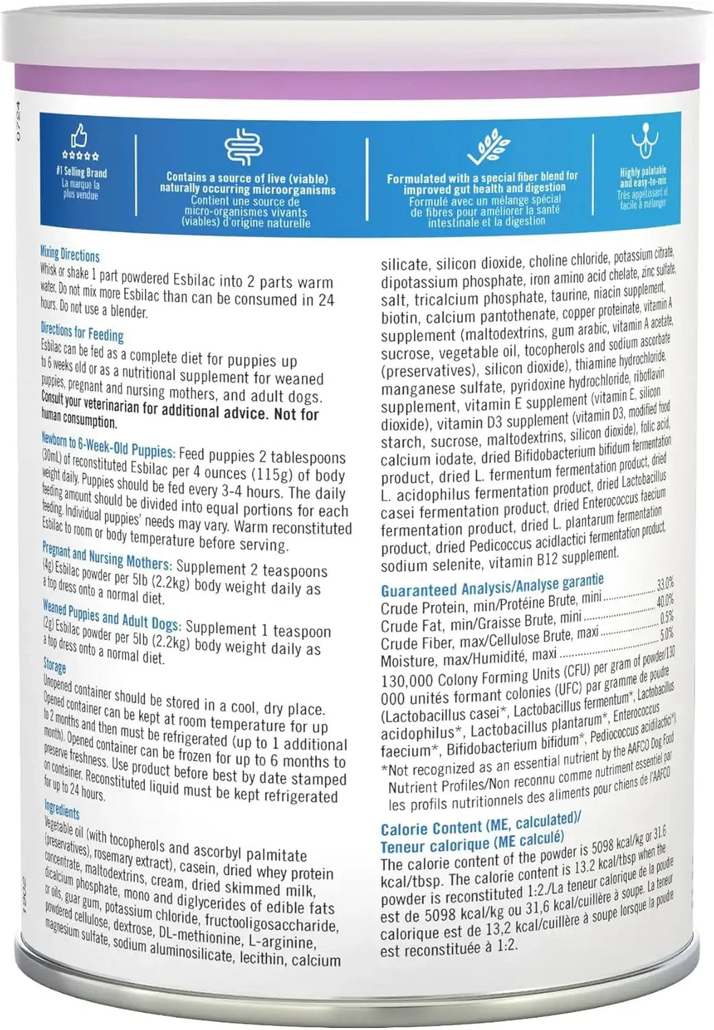 PETAG - Pet-Ag Esbilac Puppy Milk Replacer Powder Newborn to Six Weeks Old 340Gr. - The Red Vitamin MX - Sustitutos De Leche Para Perros - {{ shop.shopifyCountryName }}