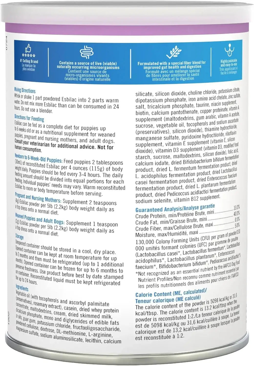 PETAG - Pet-Ag Esbilac Puppy Milk Replacer Powder Newborn to Six Weeks Old 340Gr. - The Red Vitamin MX - Sustitutos De Leche Para Perros - {{ shop.shopifyCountryName }}