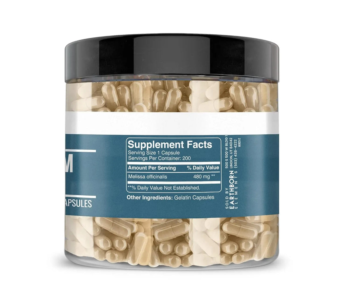 EARTHBORN ELEMENTS - Earthborn Elements Lemon Balm Extract 200 Capsulas - The Red Vitamin MX - Suplementos Alimenticios - {{ shop.shopifyCountryName }}