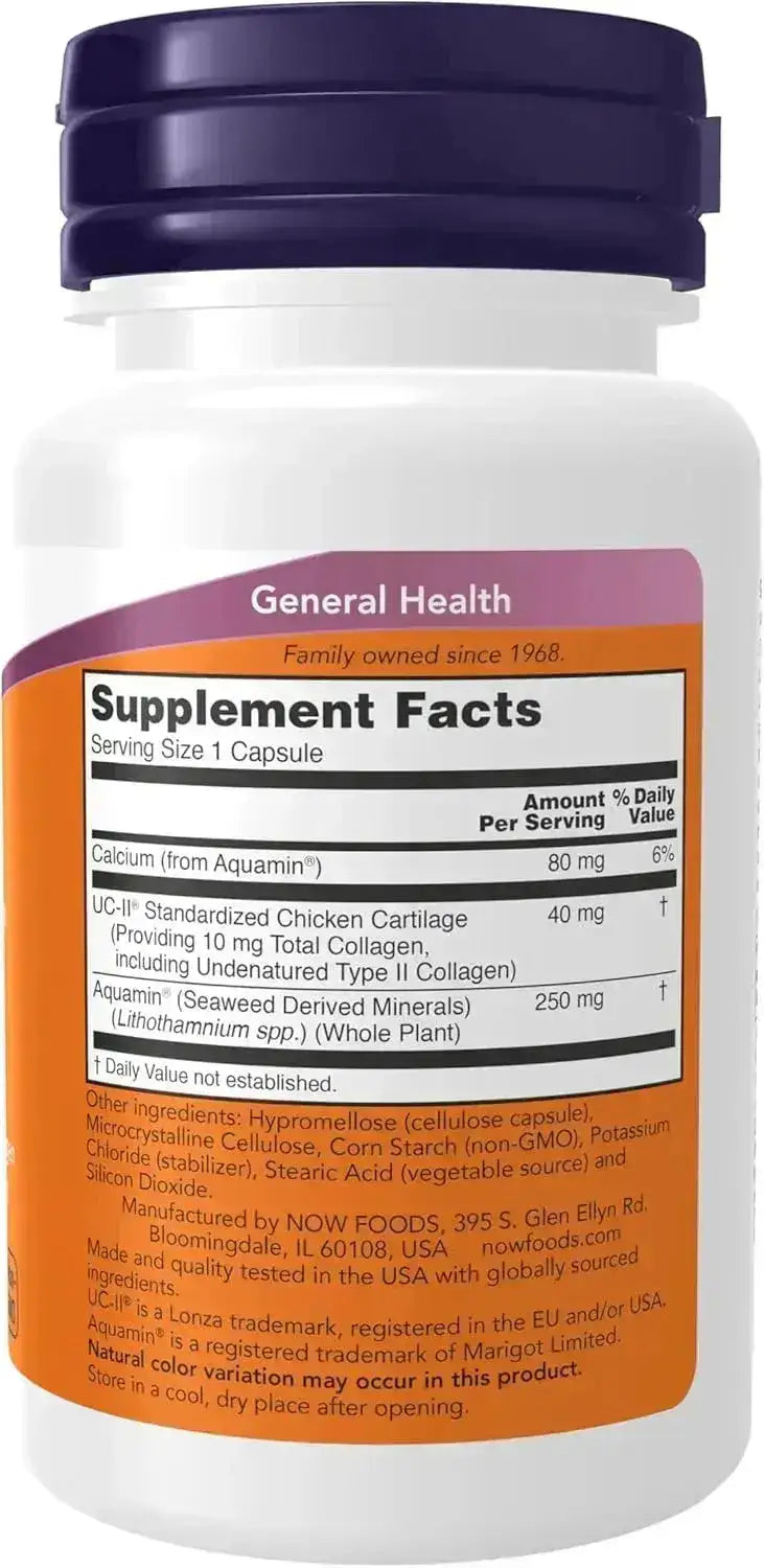 NOW SUPPLEMENTS - NOW Supplements UC-II Undenatured Type II Collagen 60 Capsulas - The Red Vitamin MX - Suplementos Alimenticios - {{ shop.shopifyCountryName }}