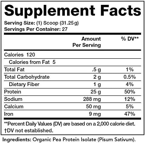 OLYMPIAN LABS - Olympian Labs Plant Based Pea Protein Powder Unflavored 843Gr. - The Red Vitamin MX - Suplementos Alimenticios - {{ shop.shopifyCountryName }}