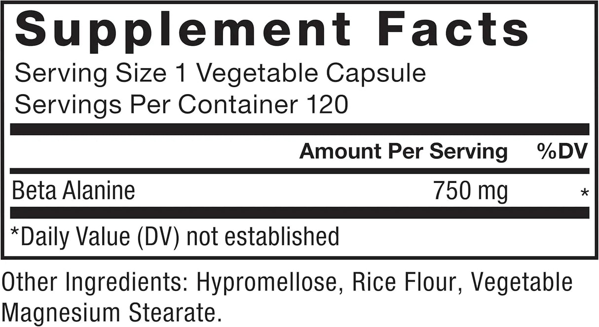 FORCE FACTOR - FORCE FACTOR Beta Alanine 750Mg. 120 Capsulas - The Red Vitamin MX - Suplementos Alimenticios - {{ shop.shopifyCountryName }}