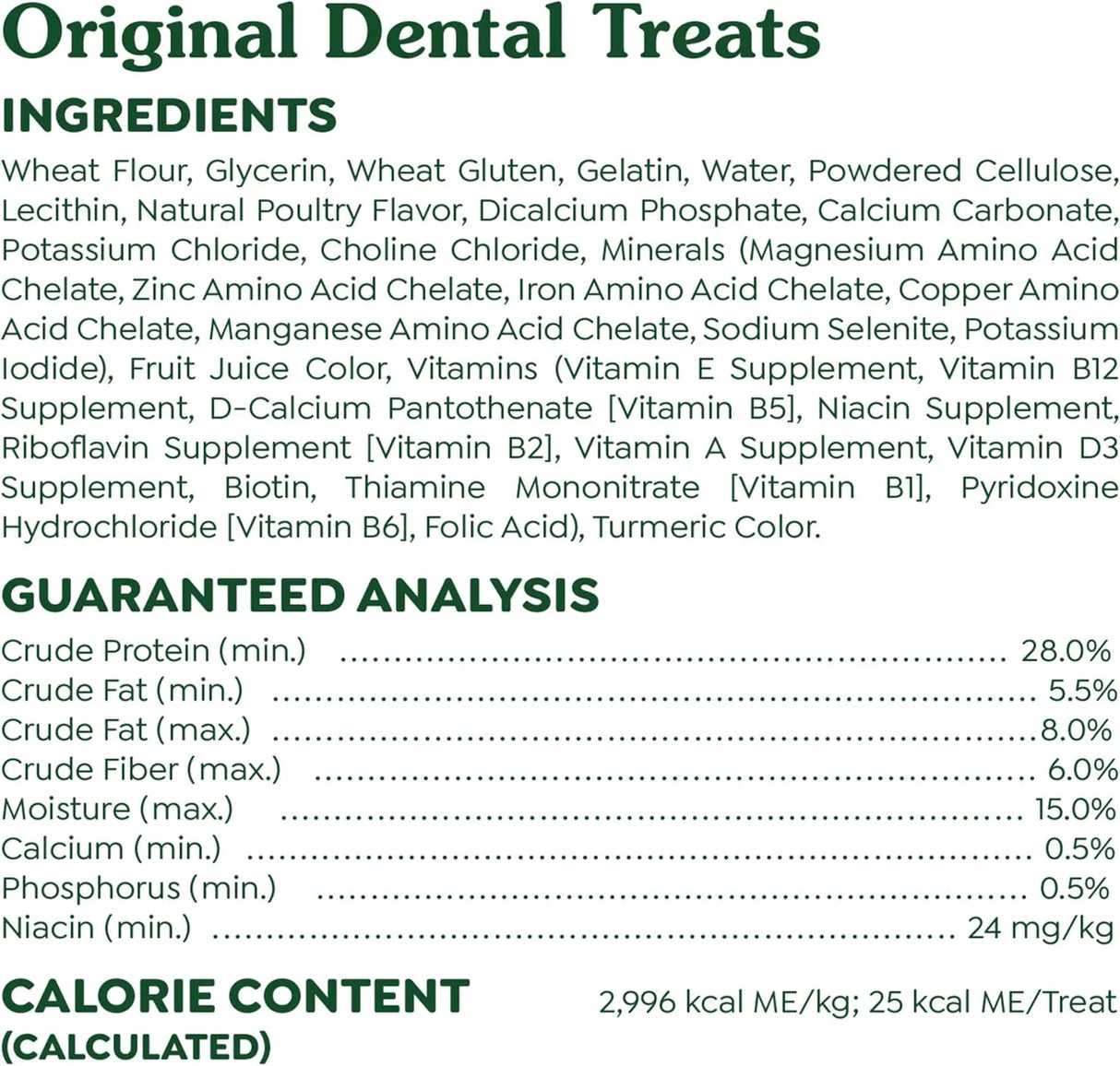 GREENIES - Greenies Original Teenie Natural Dental Care Dog Treats 43 Piezas - The Red Vitamin MX - Cuidado Dental Para Perros - {{ shop.shopifyCountryName }}
