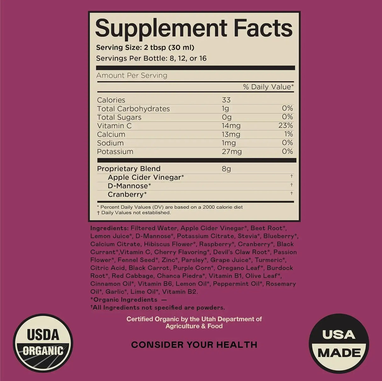 COMPLETE NATURAL PRODUCTS - Complete Natural Urinary Tract Complete 16 Fl.Oz. - The Red Vitamin MX - Suplementos Alimenticios - {{ shop.shopifyCountryName }}