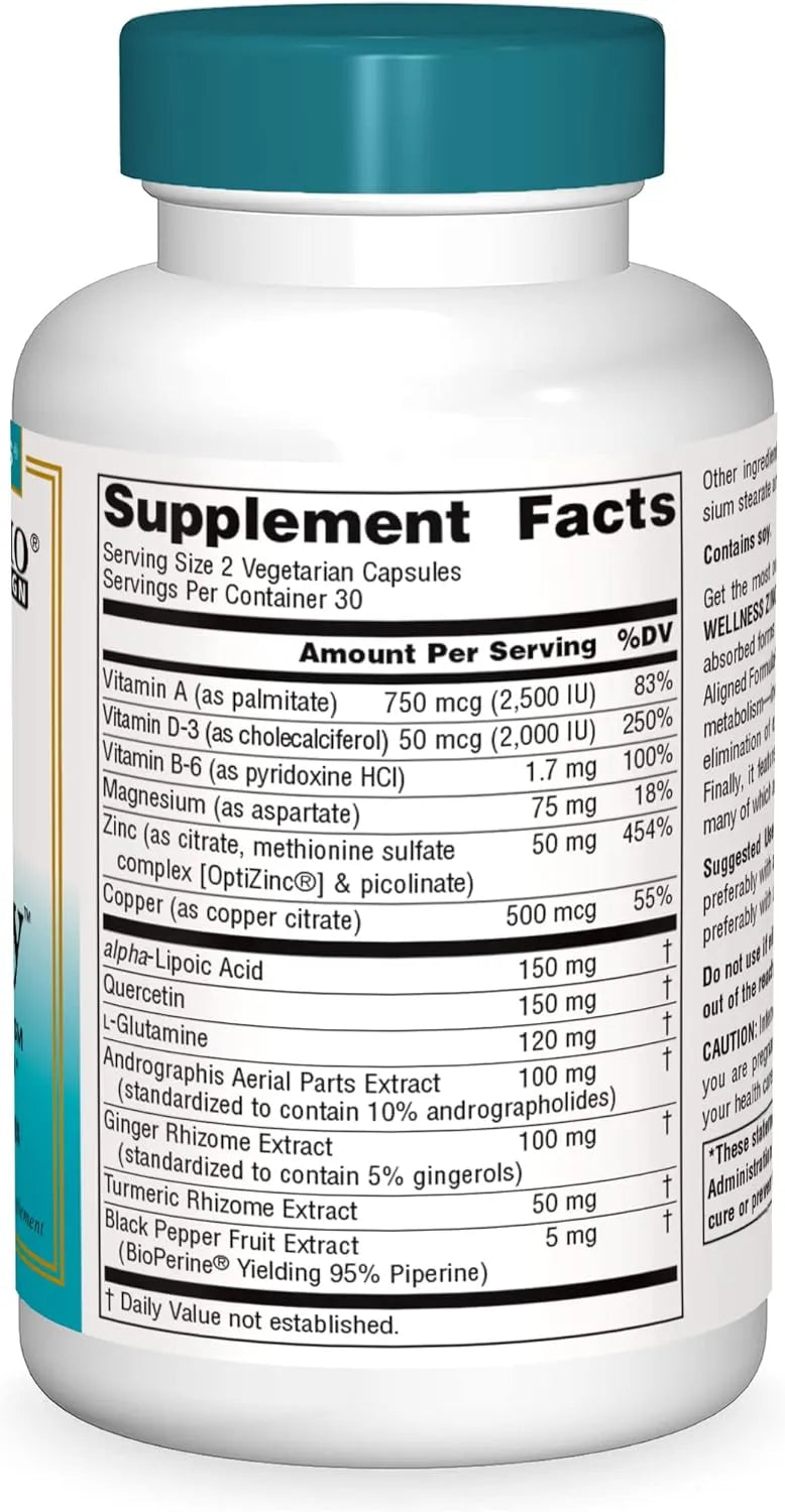 SOURCE NATURALS - Source Naturals Wellness ZincMunity 60 Capsulas - The Red Vitamin MX - Suplementos Alimenticios - {{ shop.shopifyCountryName }}