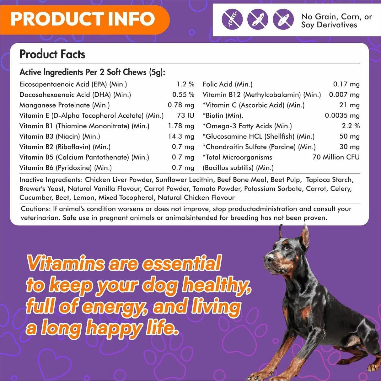 KARACHY - Karachy Multivitamins for Adult Dogs 120 Tabletas Masticables - The Red Vitamin MX - Multivitamínicos Para Perros - {{ shop.shopifyCountryName }}