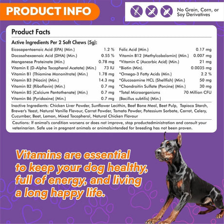 KARACHY - Karachy Multivitamins for Adult Dogs 120 Tabletas Masticables - The Red Vitamin MX - Multivitamínicos Para Perros - {{ shop.shopifyCountryName }}