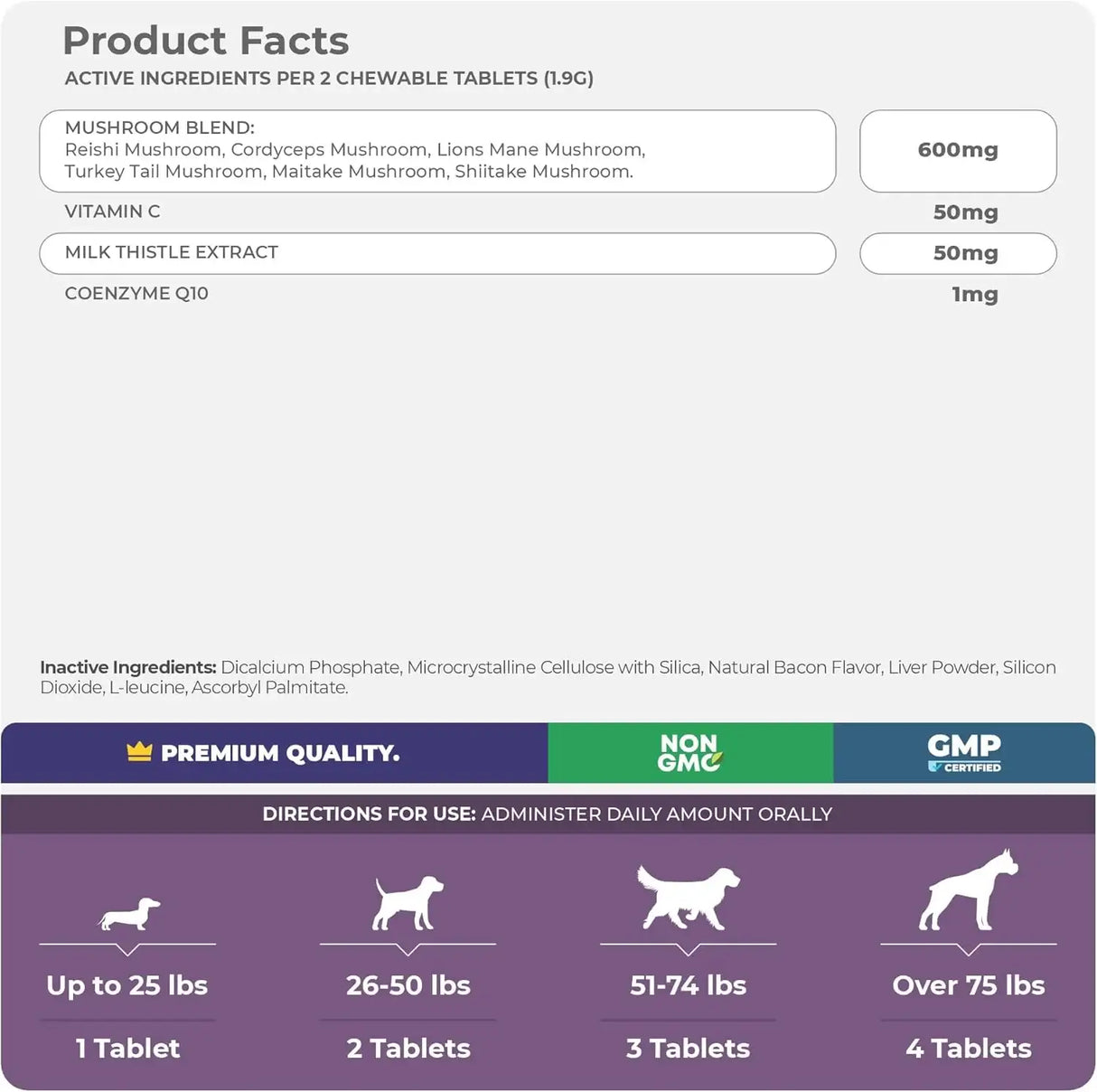COCO AND LUNA - Coco and Luna Mushroom Complex for Dogs 120 Tabletas - The Red Vitamin MX - Suplementos Herbales Para Perros - {{ shop.shopifyCountryName }}