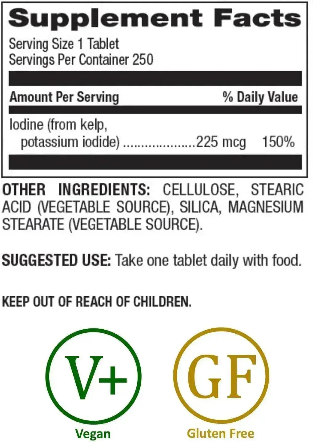 NATURAL NUTRA - Natural Nutra Kelp Iodine 250 Tabletas - The Red Vitamin MX - Suplementos Alimenticios - {{ shop.shopifyCountryName }}