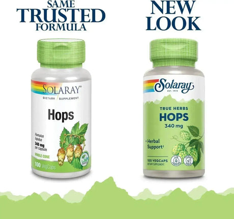 SOLARAY - Solaray Hops 340Mg. 100 Capsulas - The Red Vitamin MX - Suplementos Alimenticios - {{ shop.shopifyCountryName }}