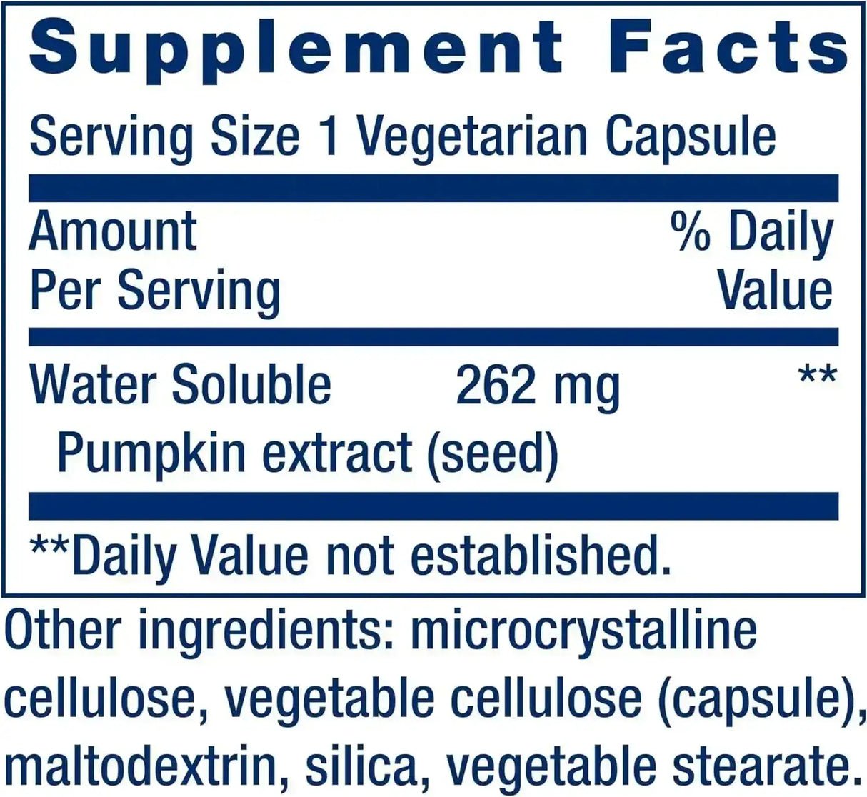 LIFE EXTENSION - Life Extension Water-Soluble Pumpkin Seed Extract 60 Capsulas - The Red Vitamin MX - Suplementos Alimenticios - {{ shop.shopifyCountryName }}