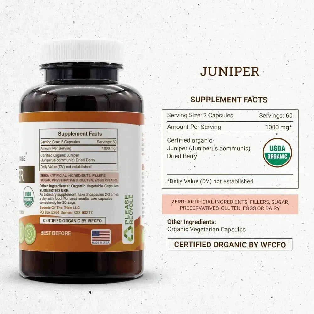 SECRETS OF THE TRIBE - Secrets of the Tribe Juniper 1000Mg. 120 Capsulas - The Red Vitamin MX - Suplementos Alimenticios - {{ shop.shopifyCountryName }}