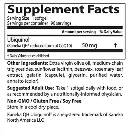 DOCTOR'S BEST - Doctor's Best Ubiquinol with Kaneka 50Mg. 90 Capsulas Blandas - The Red Vitamin MX - sup - {{ shop.shopifyCountryName }}