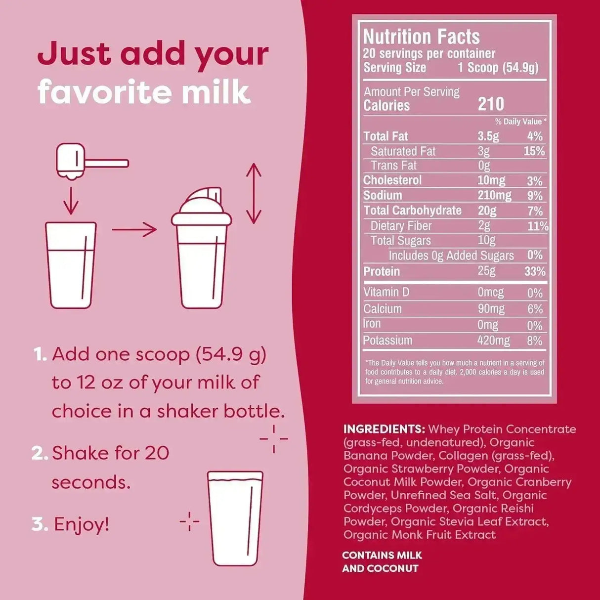 FLAVCITY - FlavCity Protein Powder Smoothie Grass-Fed Berries & Cream 1098Gr. - The Red Vitamin MX - Suplementos Alimenticios - {{ shop.shopifyCountryName }}