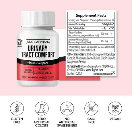 JUNGKWANJANG - JungKwanJang Urinary Tract Comfort Formula 60 Capsulas - The Red Vitamin MX - Suplementos Alimenticios - {{ shop.shopifyCountryName }}