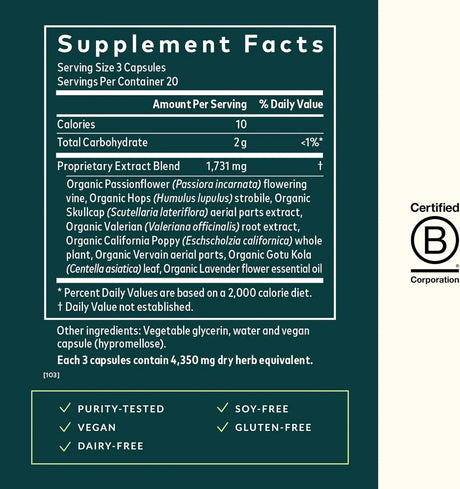 GAIA HERBS - Gaia Herbs Sound Sleep 60 Capsulas - The Red Vitamin MX - Suplementos Alimenticios - {{ shop.shopifyCountryName }}