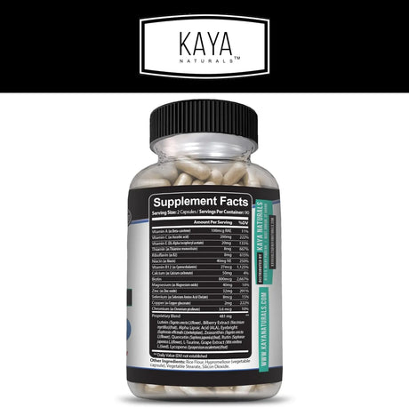 KAYA NATURALS - Kaya Naturals Eye Health 120 Capsulas - The Red Vitamin MX - Suplementos Alimenticios - {{ shop.shopifyCountryName }}