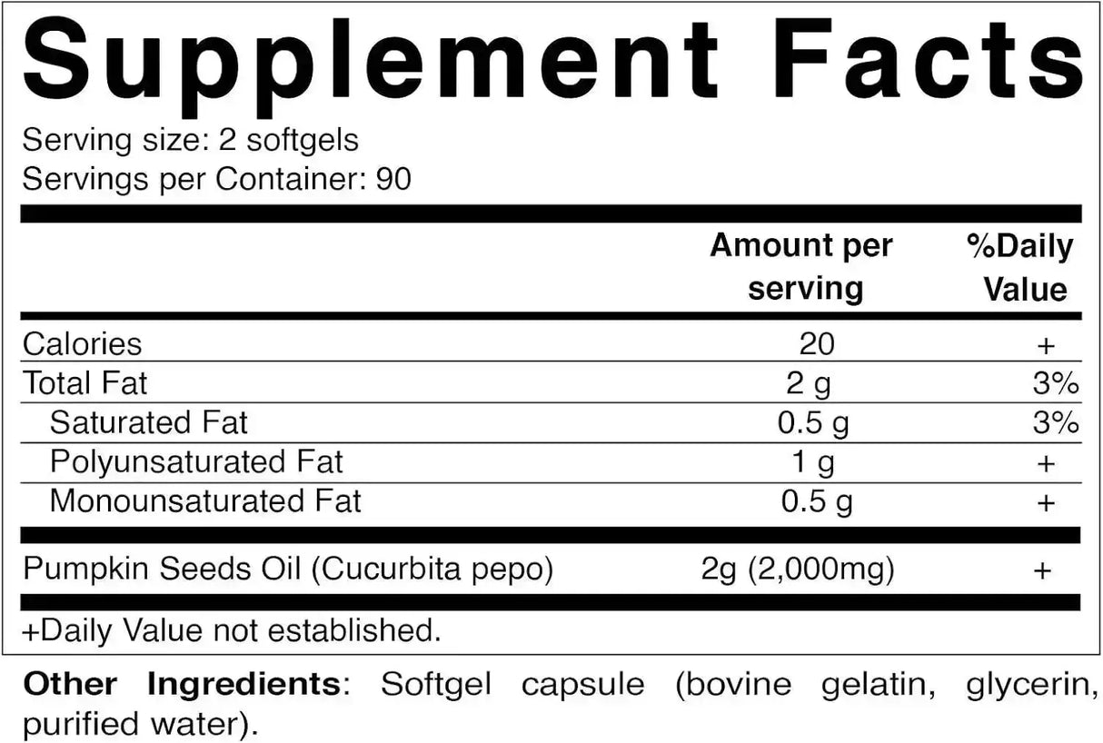 VITAMATIC - Vitamatic Pumpkin Seed Oil 2000Mg. 180 Capsulas Blandas - The Red Vitamin MX - Suplementos Alimenticios - {{ shop.shopifyCountryName }}