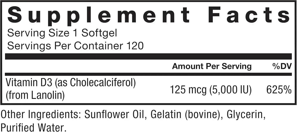FORCE FACTOR - FORCE FACTOR Vitamin D3 5000 IU 120 Capsulas Blandas - The Red Vitamin MX - Suplementos Alimenticios - {{ shop.shopifyCountryName }}