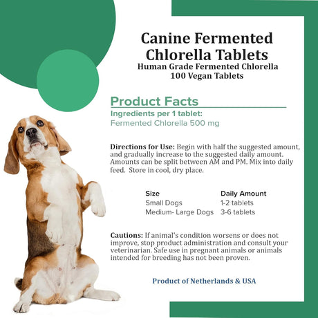HOLISTIC BIN - Holistic Bin Canine Chlorella Tablets 100 Tabletas - The Red Vitamin MX - Suplementos Herbales Para Perros - {{ shop.shopifyCountryName }}