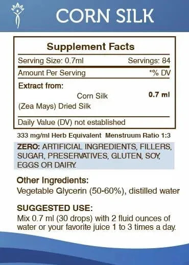 SECRETS OF THE TRIBE - Secrets of the Tribe Corn Silk Tincture Alcohol-Free Extract 2 Fl.Oz. - The Red Vitamin MX - Suplementos Alimenticios - {{ shop.shopifyCountryName }}