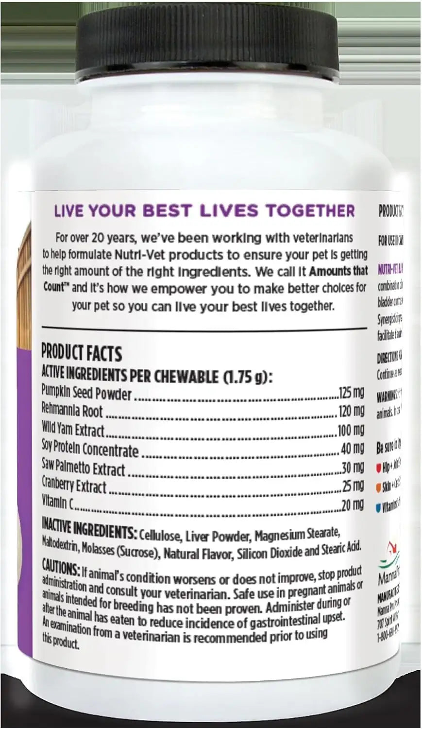 NUTRI-VET - Nutri-Vet Bladder Control 90 Tabletas - The Red Vitamin MX - Salud De Tracto Urinario Para Perros - {{ shop.shopifyCountryName }}