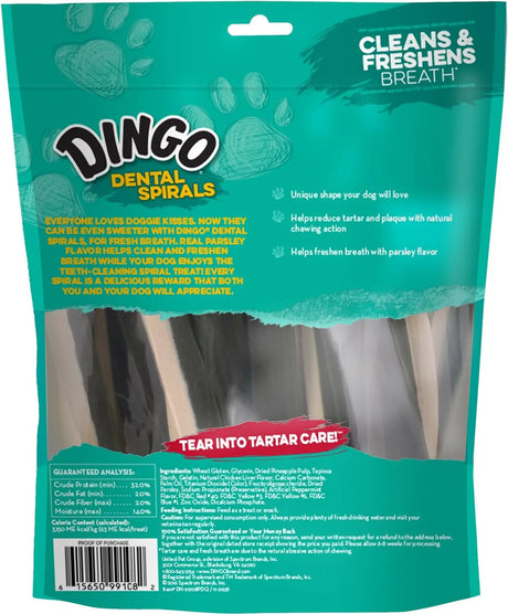 DINGO - Dingo Dental Spirals for Tarter Control and Freshening Breath Large Dogs 15 Piezas - The Red Vitamin MX - Cuidado Dental Para Perros - {{ shop.shopifyCountryName }}