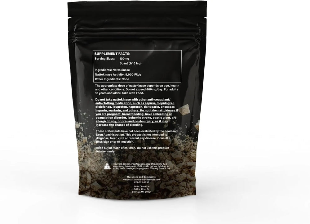 BELLE CHEMICAL - Belle Chemical Pure Organic Nattokinase Powder 454Gr. - The Red Vitamin MX - Suplementos Alimenticios - {{ shop.shopifyCountryName }}