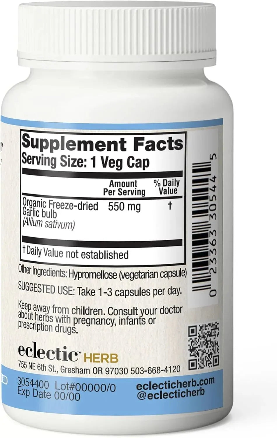 ECLECTIC HERB - Eclectic Raw Freeze-Dried Non-GMO Garlic 120 Capsulas - The Red Vitamin MX - Suplementos Alimenticios - {{ shop.shopifyCountryName }}