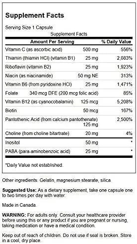 SWANSON - Swanson Vitamin B-Complex w/Vitamin C 100 Capsulas 2 Pack - The Red Vitamin MX - Suplementos Alimenticios - {{ shop.shopifyCountryName }}