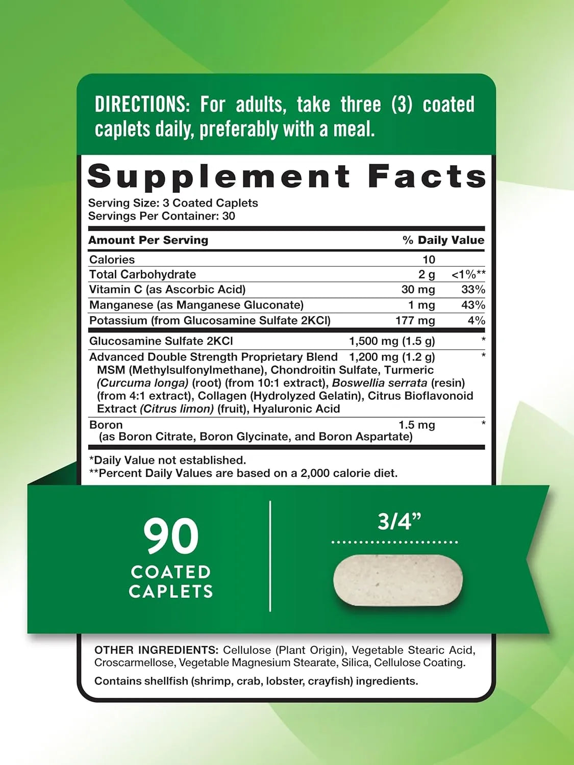 NATURE'S TRUTH - Nature's Truth Glucosamine Chondroitin MSM Complex 90 Tabletas - The Red Vitamin MX - Suplementos Alimenticios - {{ shop.shopifyCountryName }}