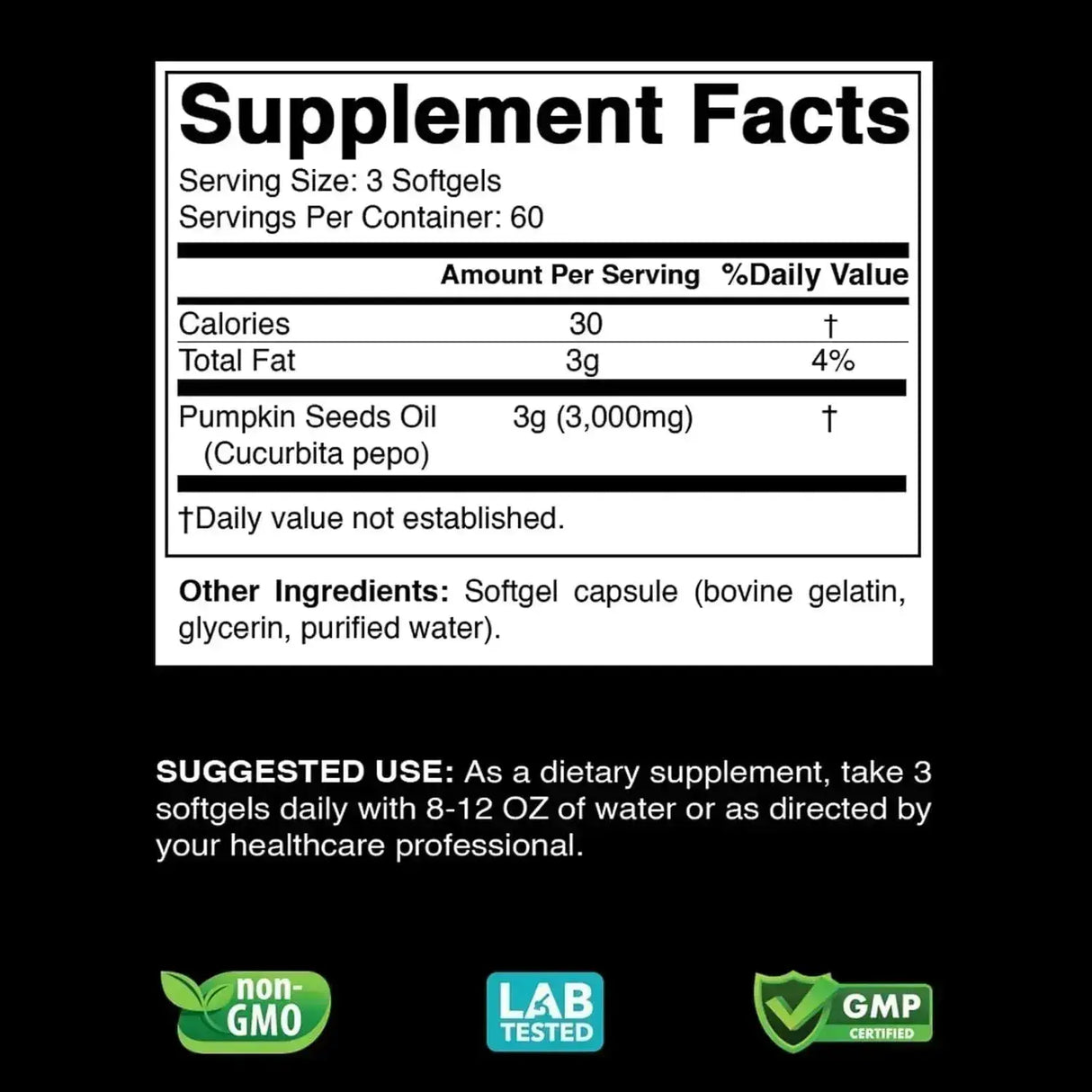 VITABOD - Vitabod Cold Pressed Pumpkin Seed Oil 3000Mg. 180 Capsulas Blandas - The Red Vitamin MX - Suplementos Alimenticios - {{ shop.shopifyCountryName }}