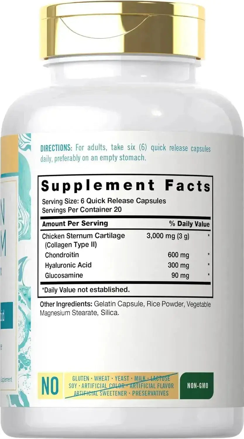 CARLYLE - Carlyle Chicken Sternum Cartilage Collagen 3000Mg. 120 Capsulas - The Red Vitamin MX - Suplementos Alimenticios - {{ shop.shopifyCountryName }}