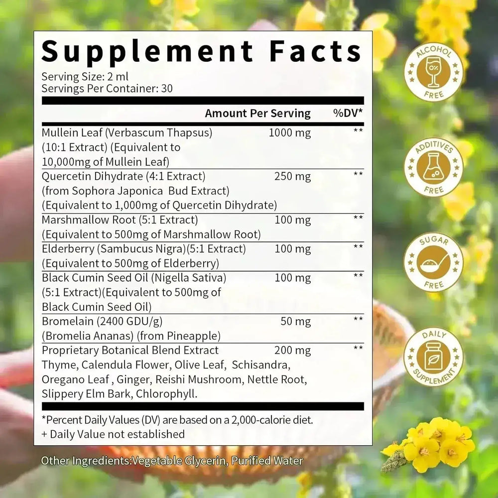 CATFIT - Catfit Mullein Drops for Lungs 2 Fl.Oz. - The Red Vitamin MX - Suplementos Alimenticios - {{ shop.shopifyCountryName }}