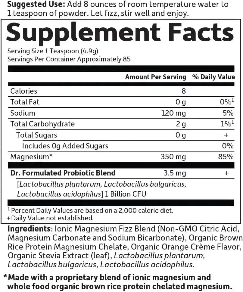 GARDEN OF LIFE - Garden of Life Dr. Formulated Magnesium Powder Orange 419Gr. - The Red Vitamin MX - Suplementos Alimenticios - {{ shop.shopifyCountryName }}