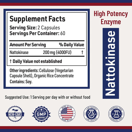 AGEIMMUNE - AgeImmune Nattokinase 4000 FU 200Mg. 120 Capsulas - The Red Vitamin MX - Suplementos Alimenticios - {{ shop.shopifyCountryName }}