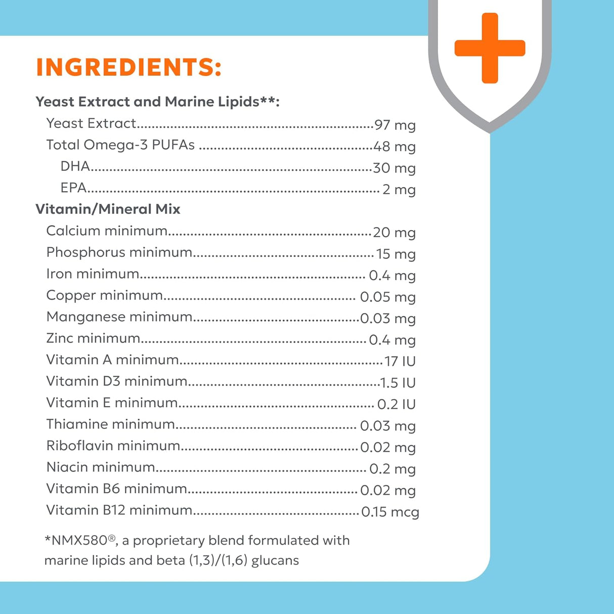 Nutramax Imuquin Immune Health Supplement Powder for Cats 30 Paquetes
