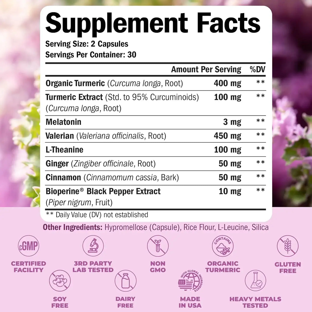 VIMERSON HEALTH - Vimerson Health Melatonin Sleep Aid with L Theanine & Valerian Root 60 Capsulas 2 Pack - The Red Vitamin MX - Suplementos Alimenticios - {{ shop.shopifyCountryName }}