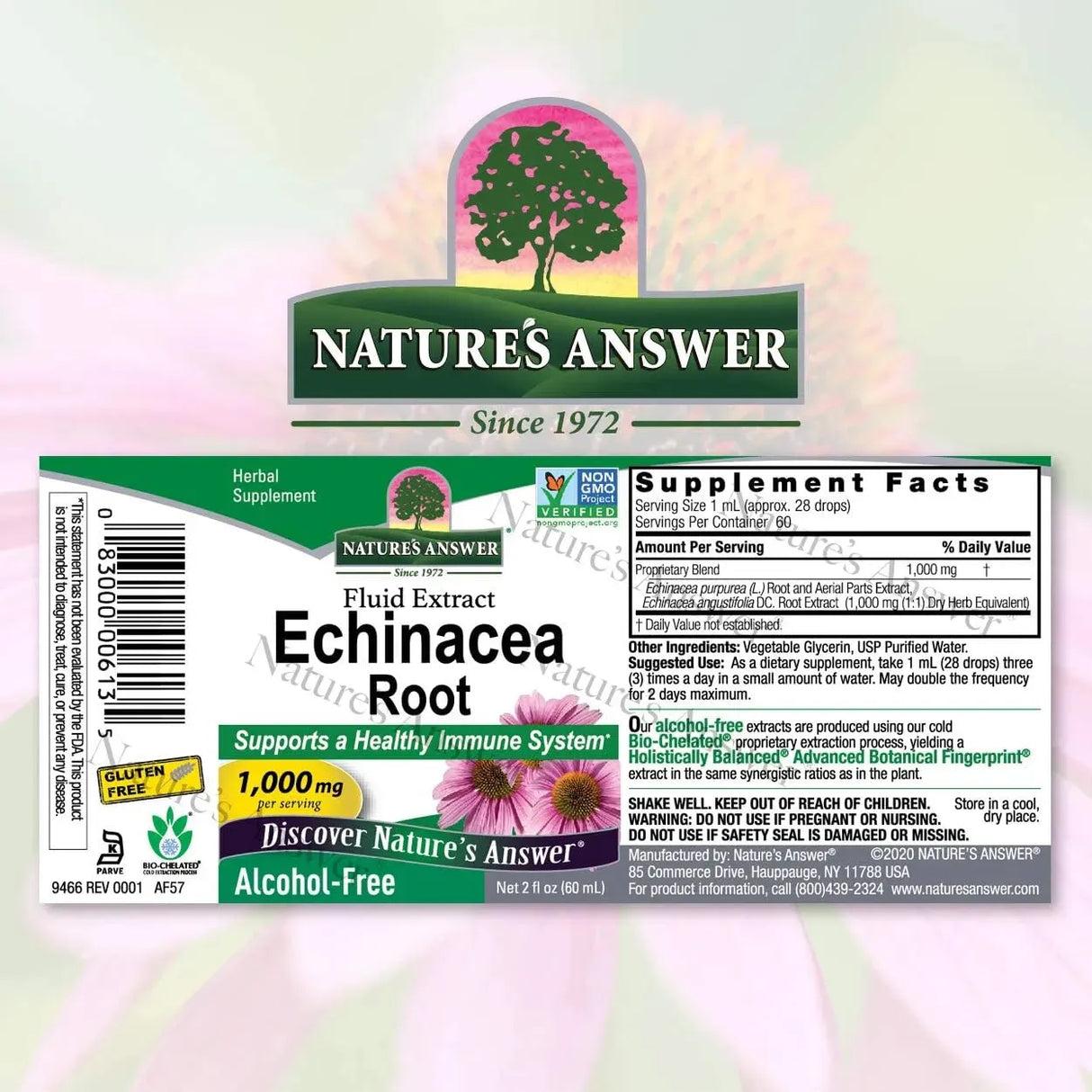 NATURE´S ANSWER - Nature's Answer Echinacea Extract 2 Fl.Oz. - The Red Vitamin MX - Suplementos Alimenticios - {{ shop.shopifyCountryName }}