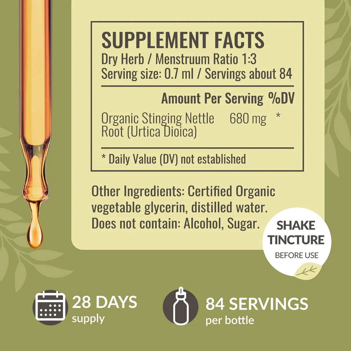 HERBAMAMA - HERBAMAMA Stinging Nettle Tincture 2 Fl.Oz. - The Red Vitamin MX - Suplementos Alimenticios - {{ shop.shopifyCountryName }}