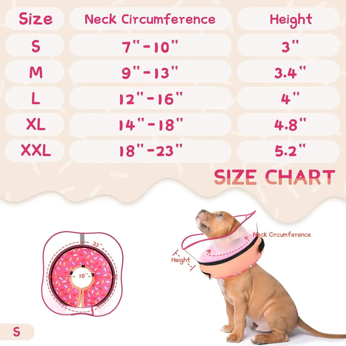 SUPET - Supet Raised Inflatable Dog Cone Collar SMALL - The Red Vitamin MX - Collares y Conos De Recuperación Para Perros - {{ shop.shopifyCountryName }}