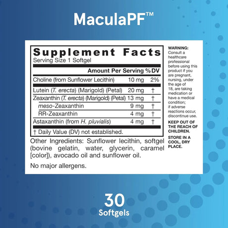 JARROW FORMULAS - Jarrow Formulas MaculaPF Carotenoid Complex 30 Capsulas Blandas - The Red Vitamin MX - Suplementos Alimenticios - {{ shop.shopifyCountryName }}