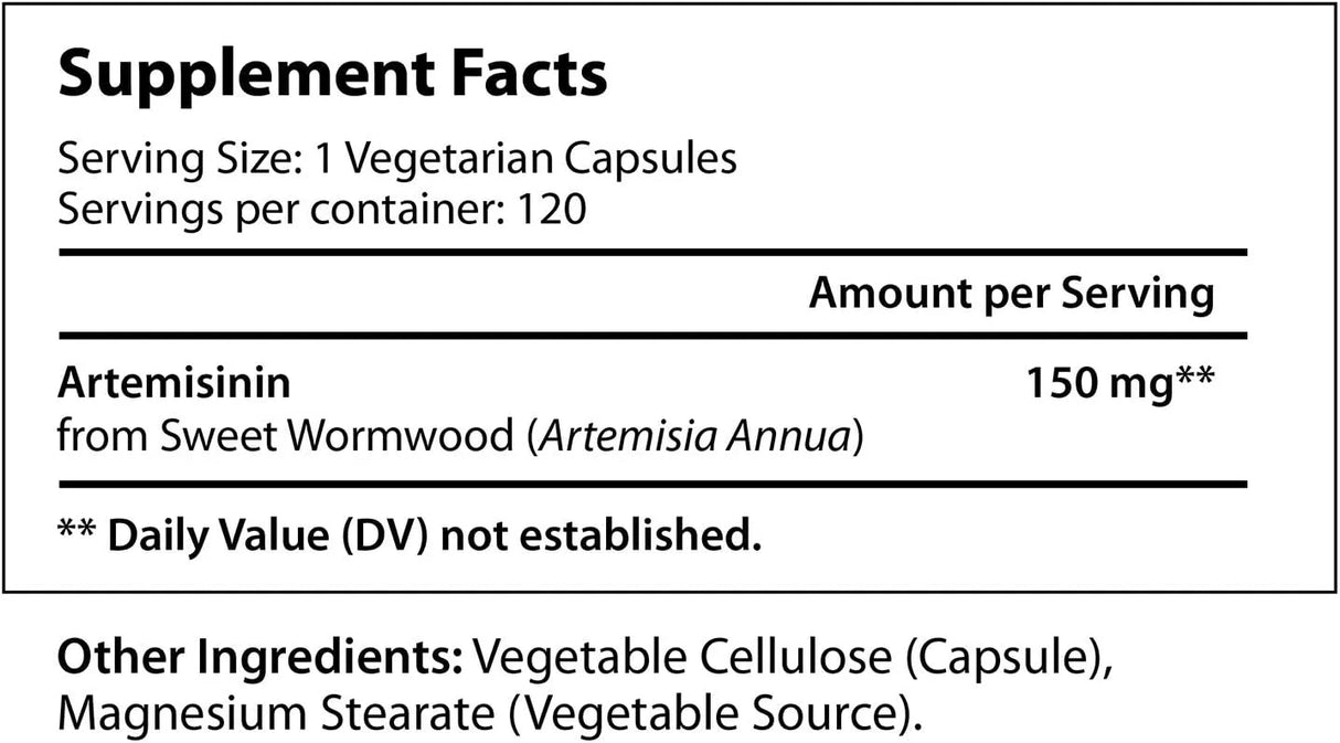 LONGLIFENUTRI - LongLifeNutri Artemisinin 150Mg. 120 Capsulas - The Red Vitamin MX - Suplementos Alimenticios - {{ shop.shopifyCountryName }}