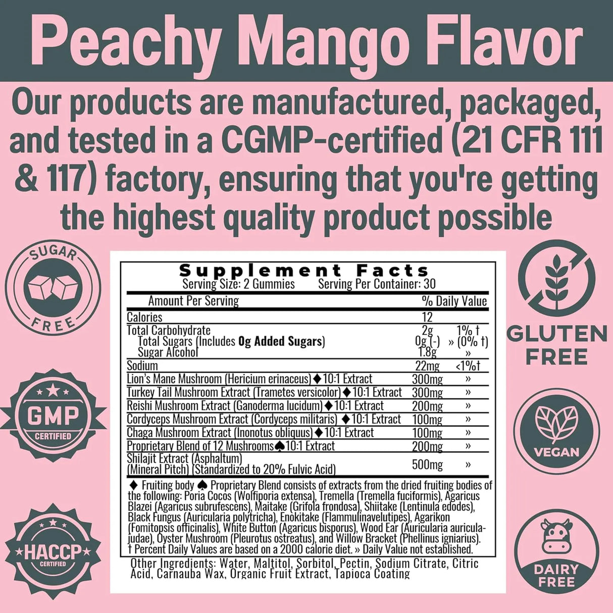 SHIZAM - SHIZAM Sugar-Free Shilajit Mushroom Complex Gummies 60 Gomitas - The Red Vitamin MX - Suplementos Alimenticios - {{ shop.shopifyCountryName }}